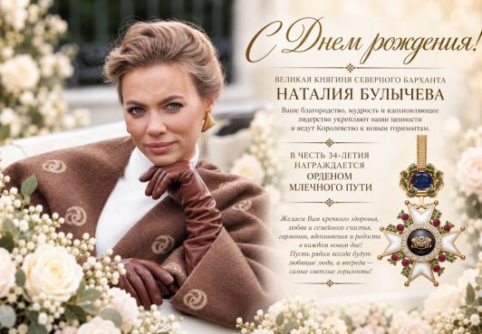 С Днём рождения, Великая княгиня Наталия Булычева!